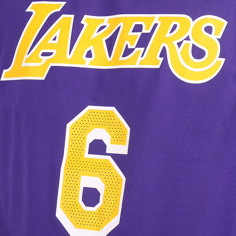 мужская фиолетовая футболка Jordan NBA Lakers Tee CV9987-557 - цена, описание, фото 2